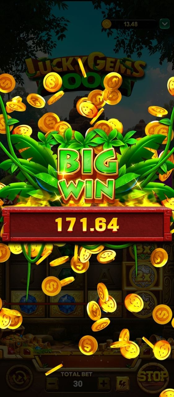 Lucky Gems Big Win game screen